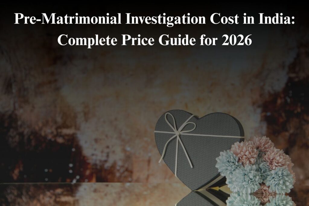 Pre-Matrimonial Investigation Cost in India: Complete Price Guide for 2026