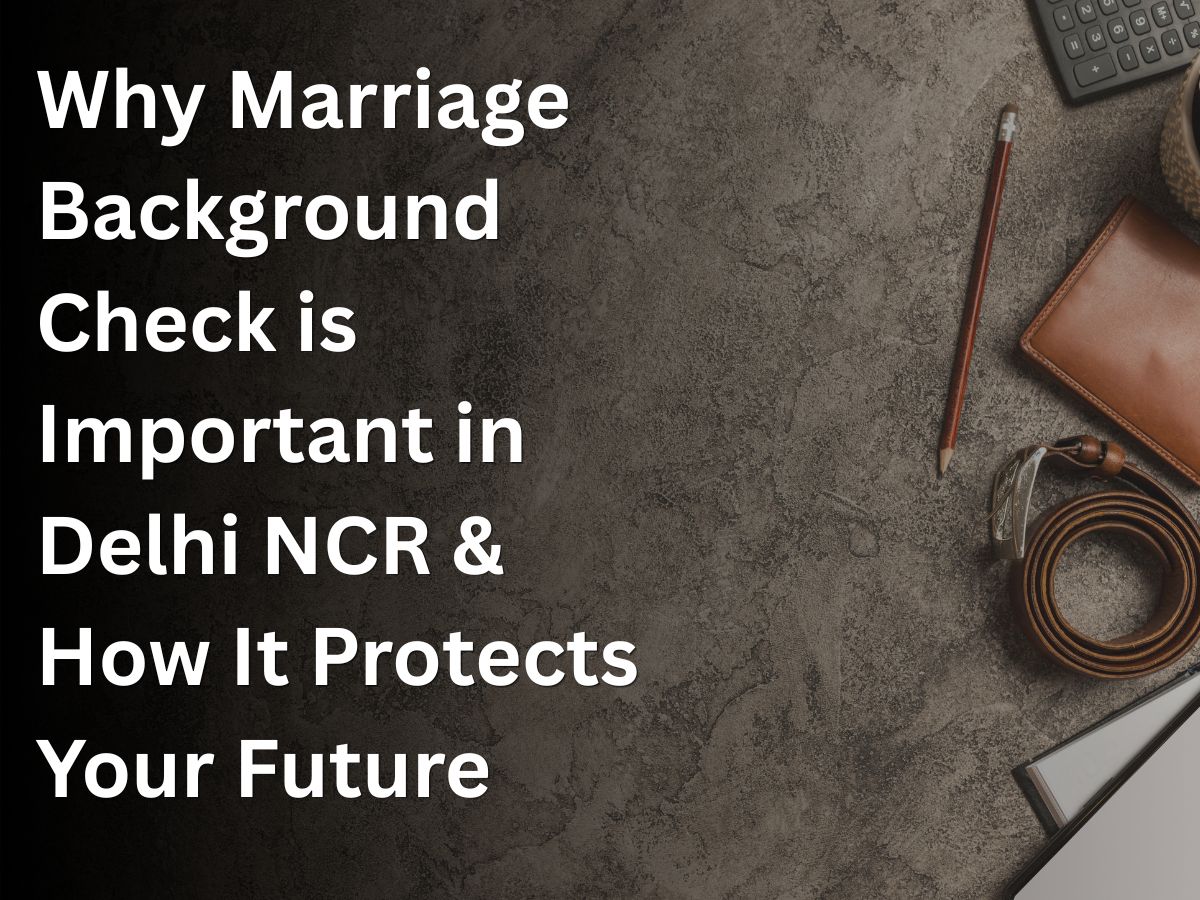 Marriage Background Check