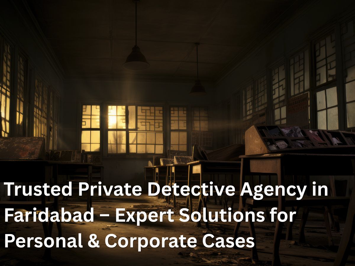 Trusted Private Detective Agency in Faridabad